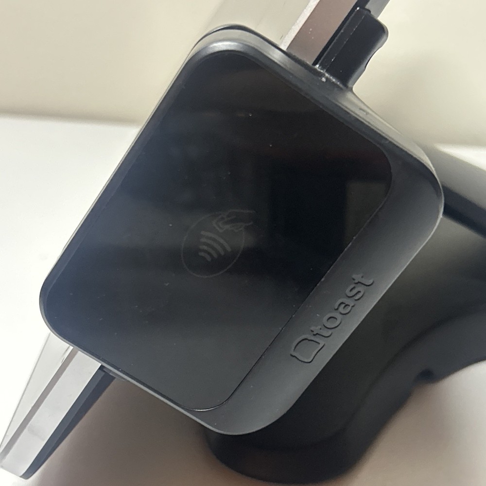 Toast Flex TT200 POS System Single Display EMV Card Reader Power Supply & Stand