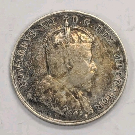 1907-Canada 10 Cent Coin-#T159