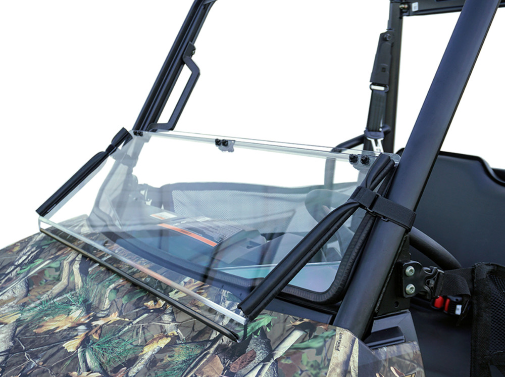 Polaris Ranger Midsize Scratch Resistant Folding Windshield