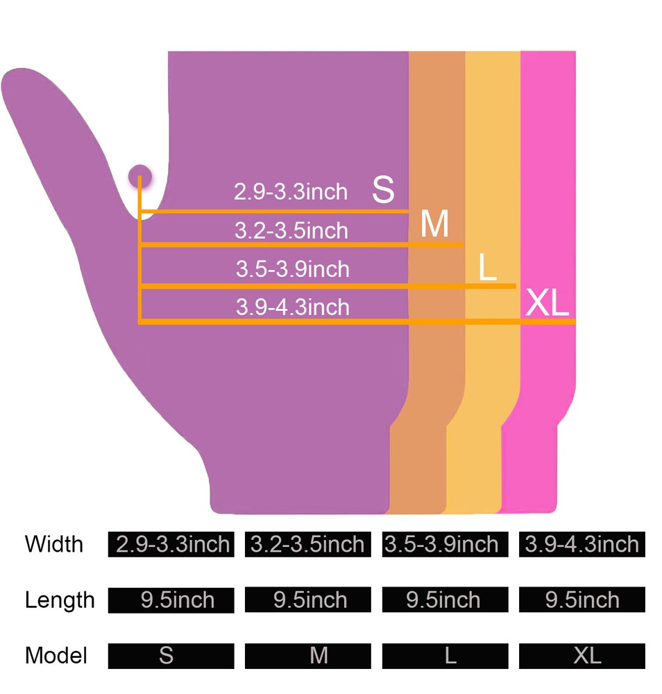 10-2000 pcs Vinyl Gloves, Clear,M Size