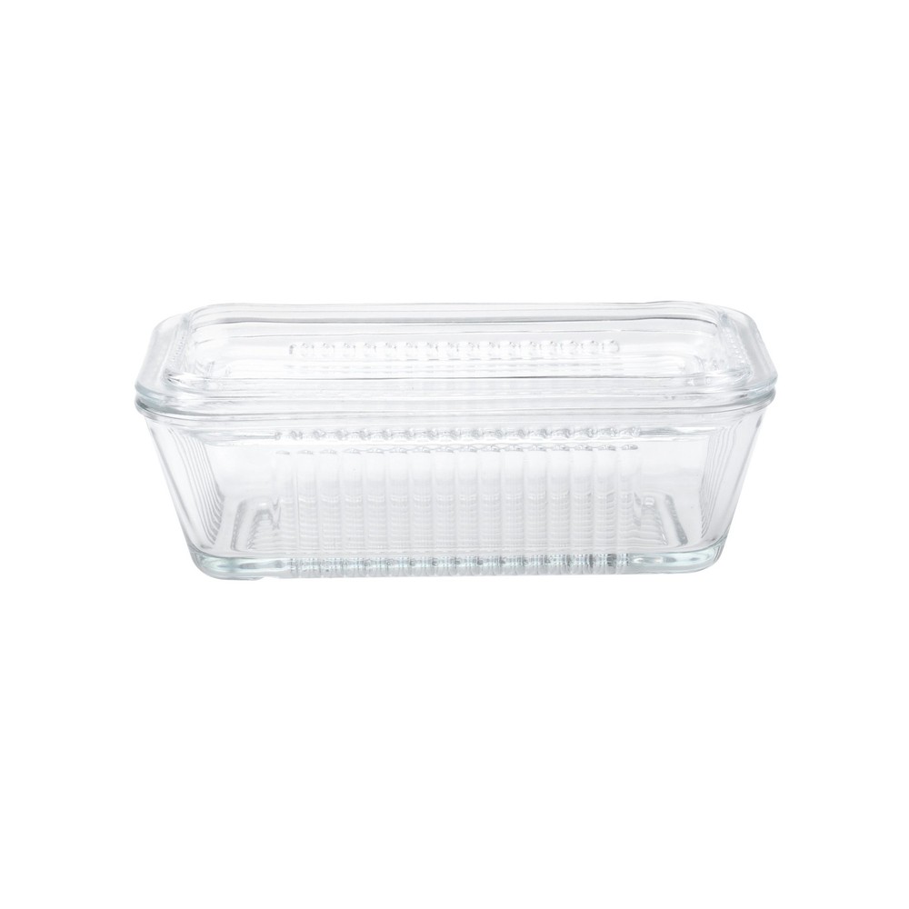Multi Function Butter Dish 6Inch Clear