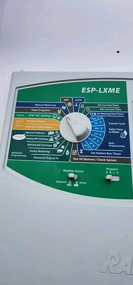Rain Bird ESP-LXME Controller Front Control Panel Replacement Part Only