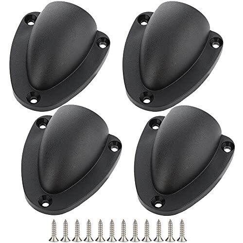 4 Pcs Nylon 2-1/2" Marine Wire Cable Vent Cover Clamshell Vent for Boat