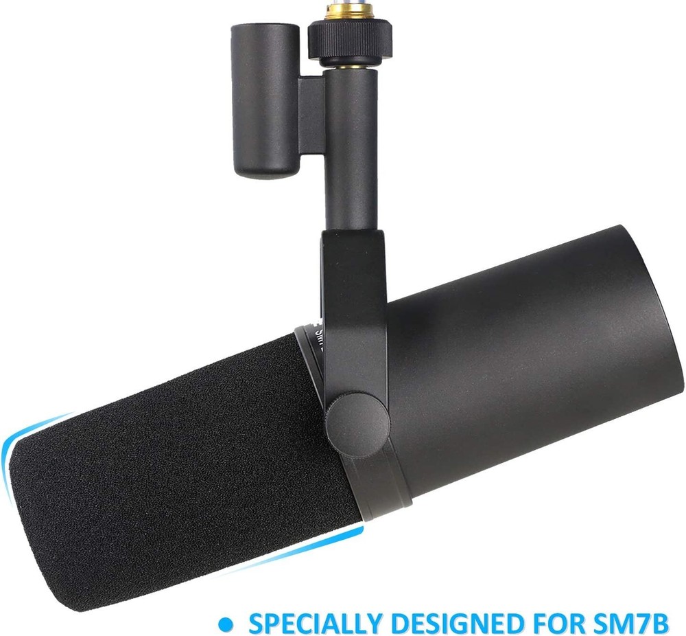 SM7B Windscreen - Mic Pop Filter Foam Cover Compatible with Shure SM7B Microphon