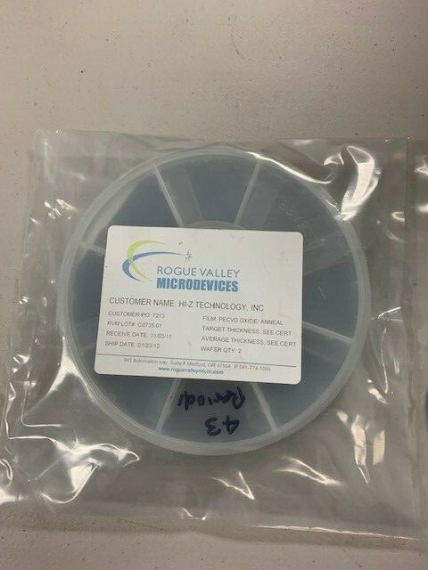 Silicon Wafers (2)- (PECVD Oxide/Annealed)-150mm