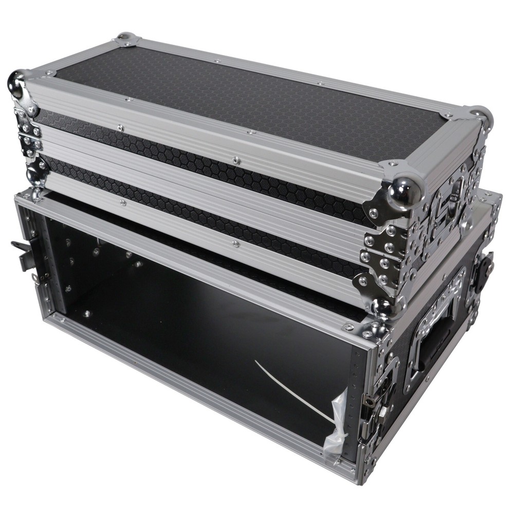 4 Space ATA Rack Road Case 14" deep DJ Effects Case by Prox