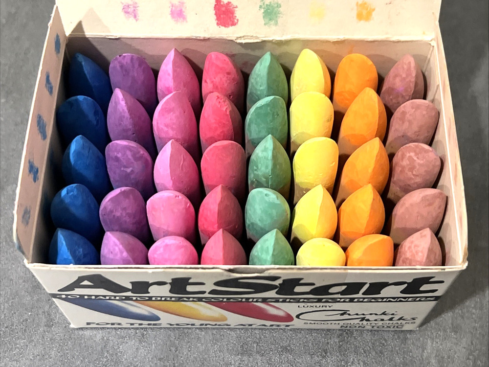 Scola Art Start Luxury Chunki Chalks England