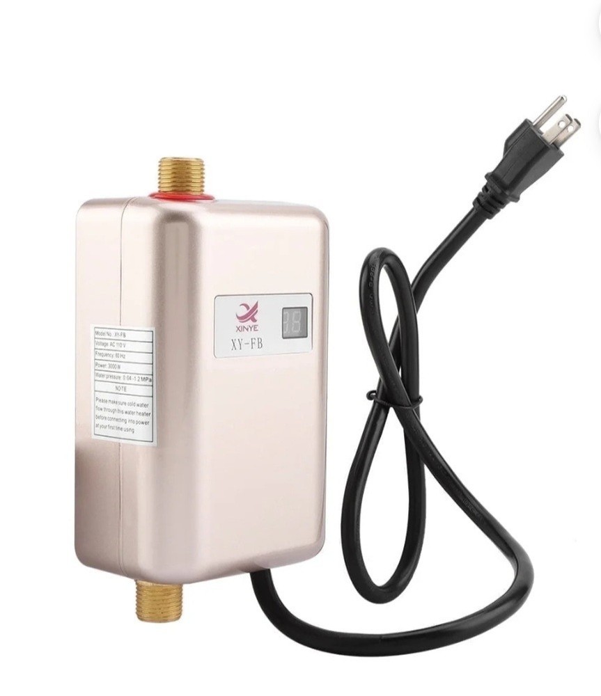 3000W, 110 Volt, XINYE XY-FB Electric Tankless Water Heater, New
