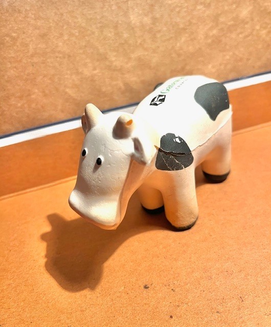 Vintage Gateway  Computer Cow Shape Stress Ball