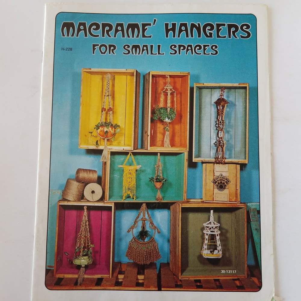 Macrame Hangers For Small Spaces H-228
