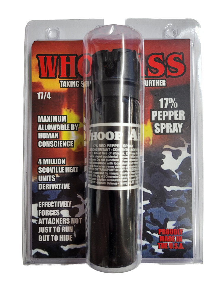 Whoop Ass 17% Pepper Spray 4oz