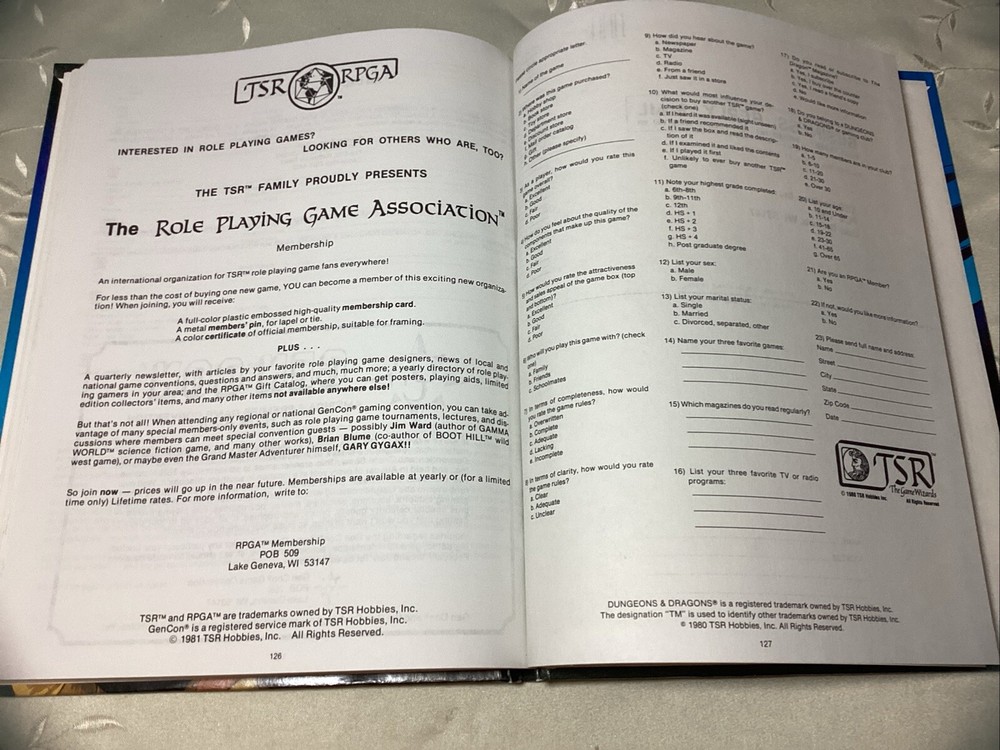 Vintage Advanced D&D 1981 1st. Ed Fiend Folio Guide