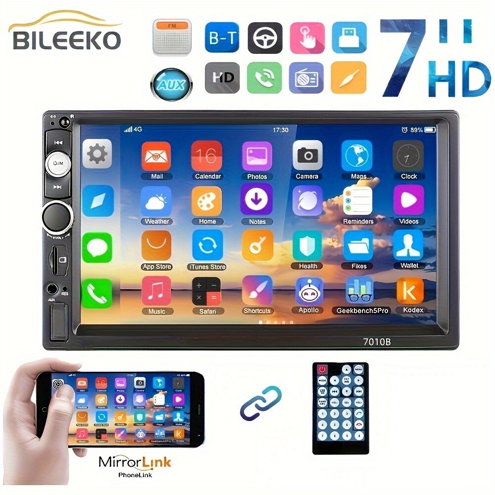 MP5 Car Player 2 Din 7 Inch Touch Screen Car Stereo Bluetooth + Backup Camera^