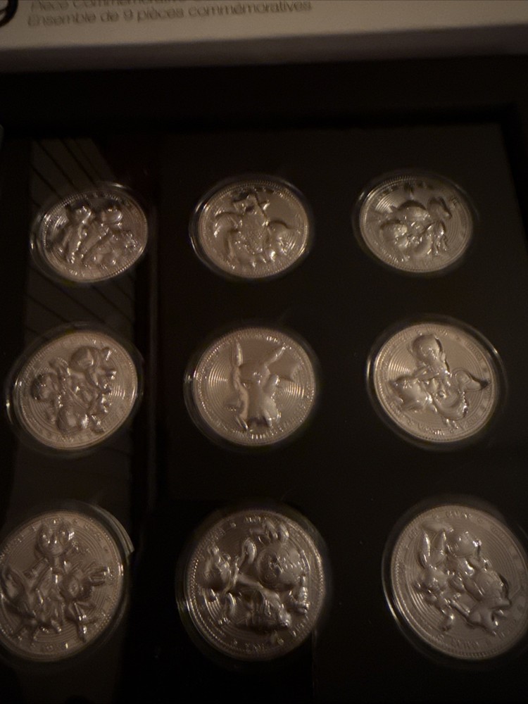 Pokémon 25th Celebration Commemorative Coin Set (9-Piece)