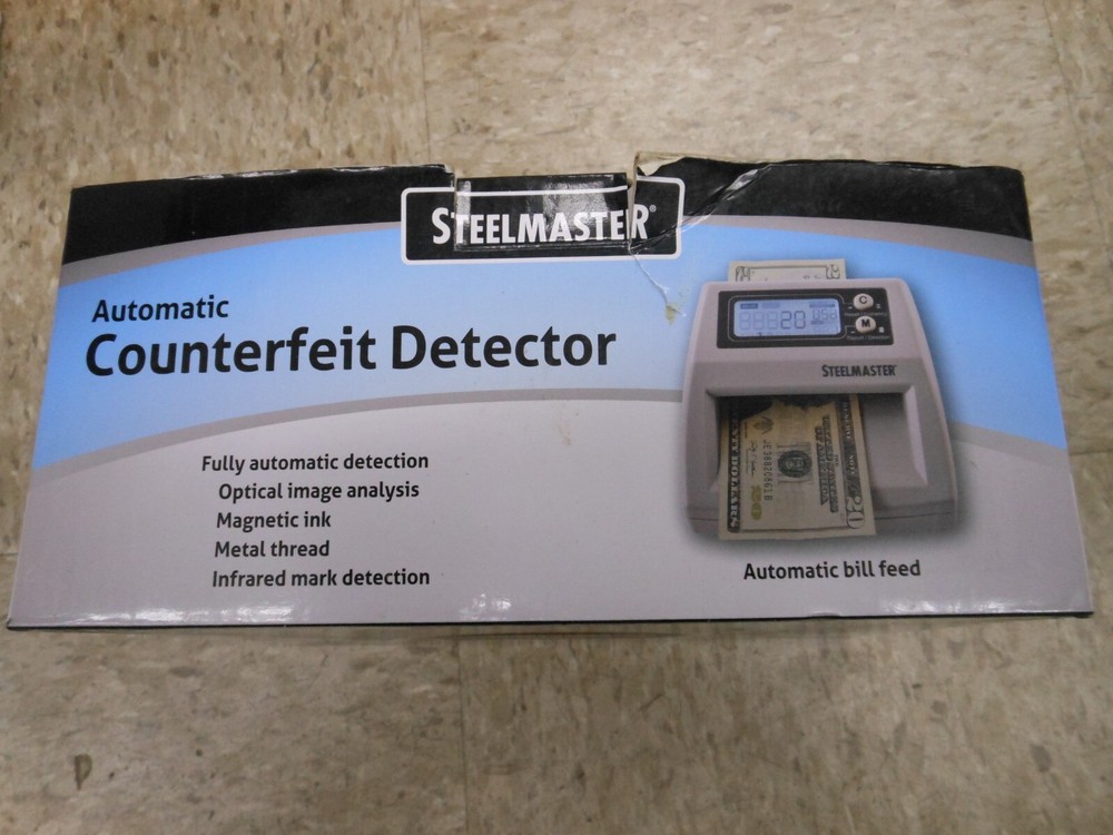 Steelmaster. 2003300 Automatic Counterfeit Detector - NEW