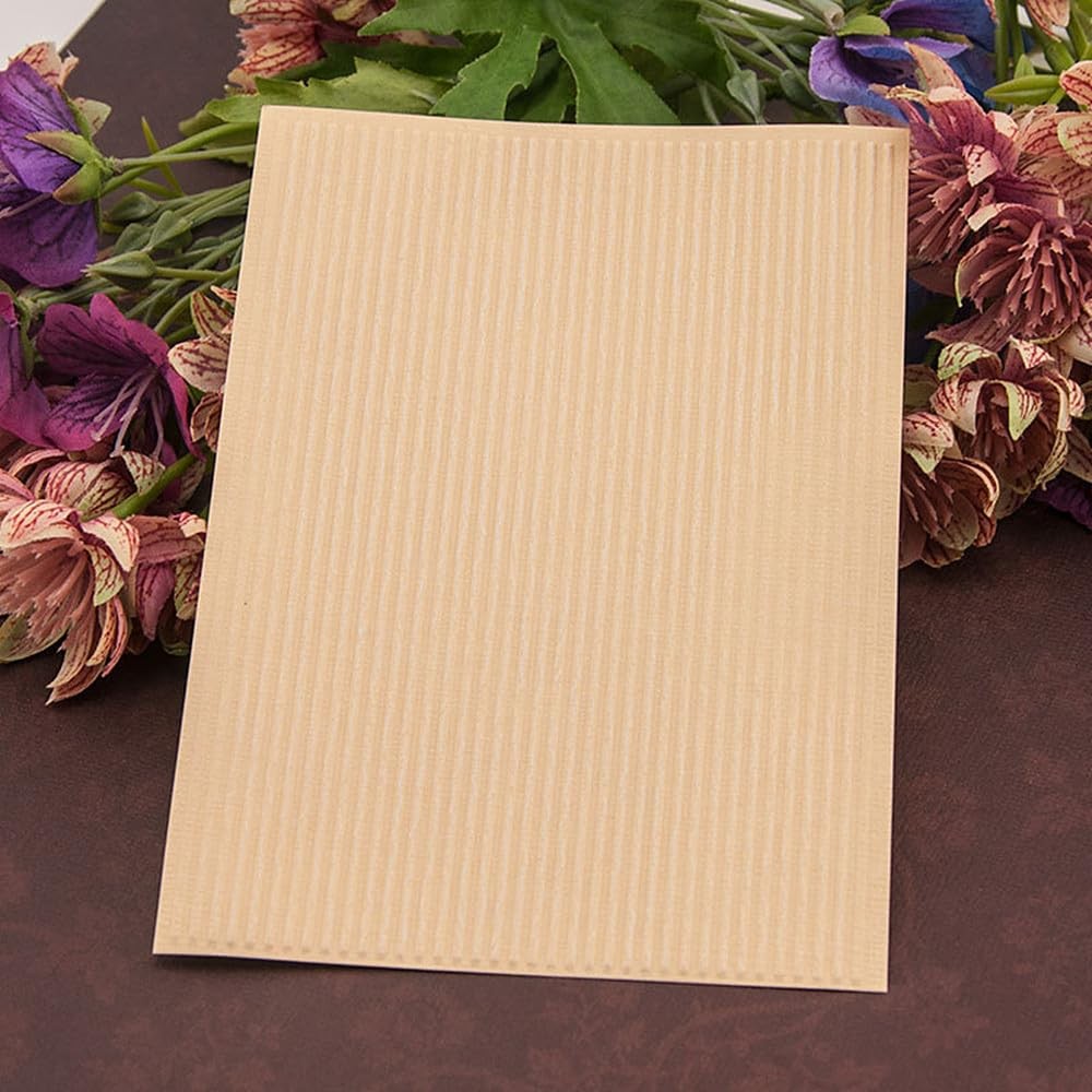 Stripe Background Pattern Plastic Embossing Folder, 3D Textured Impressions W...