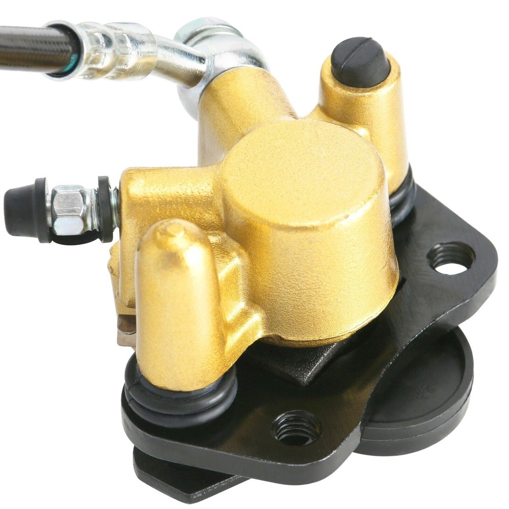 Front Hydraulic Disc Brake Caliper Rotor Kit 4 Stud Spindle Hub For Golf Buggy
