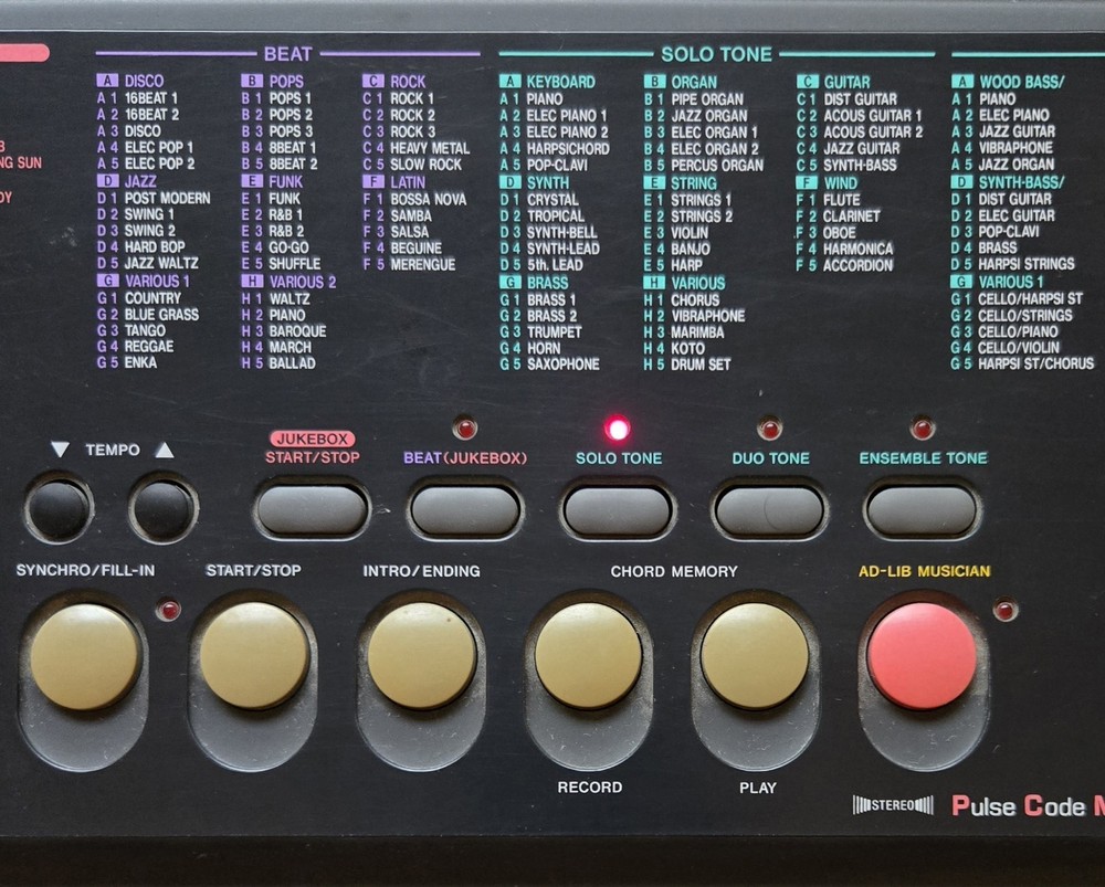 Vintage Casio CT-648 61-Key Keyboard Pulse Code Modulation w/Power Cord *WORKS*