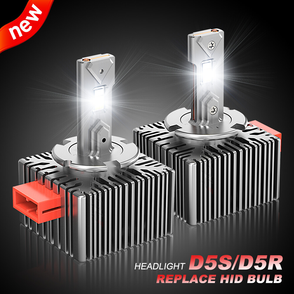 D5S LED Headlight Bulbs High-Low for chevy Silverado 1500 2016-2018 Replace HID