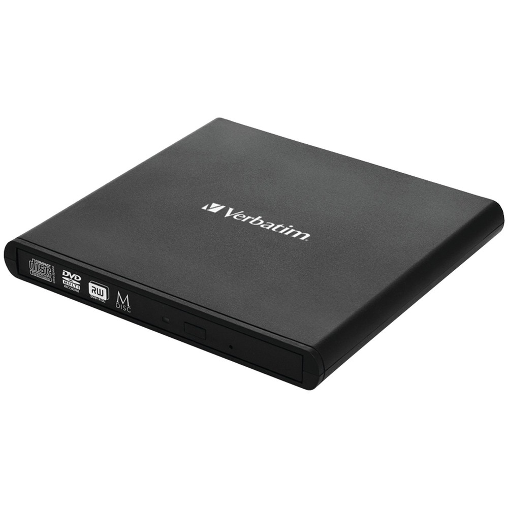 External Slimline CD/DVD Writer USB-A USB-C