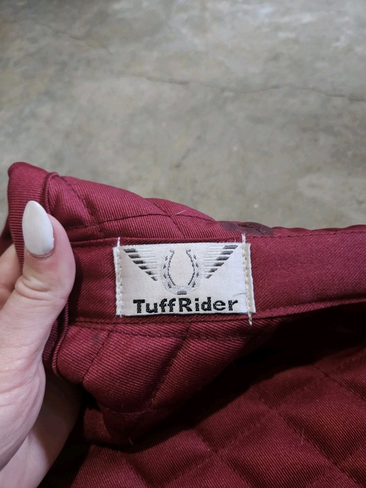 Tuffrider Burgundy Basic All Purpose Saddle Pad