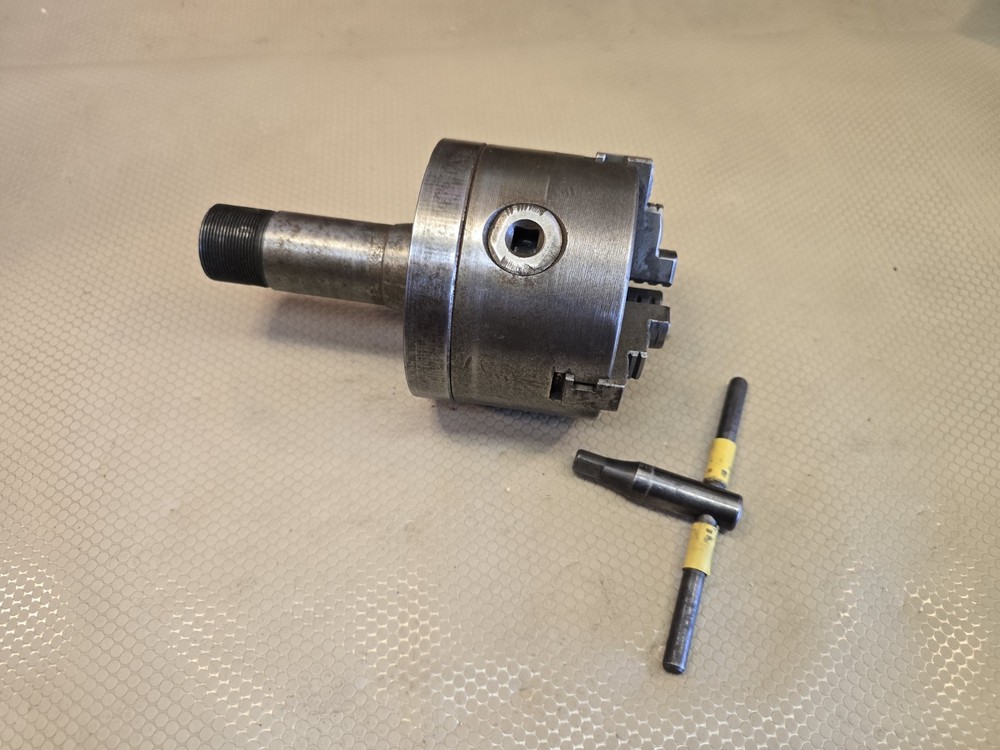 Lathe chuck On 5c Collet With Key