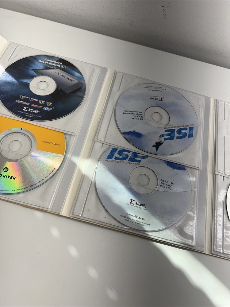 Rare Xilinx Embedded Development Kit V3.1 Software Program + Misc W Product ID