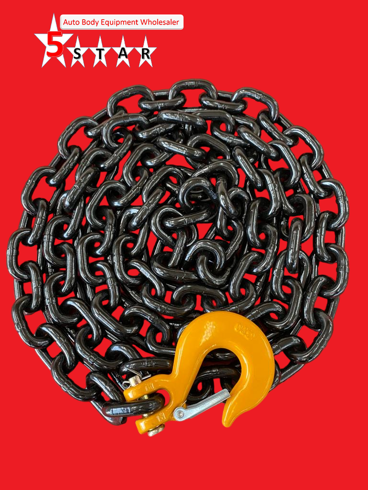 SET#31 AUTO BODY FRAME MACHINE PULLING CHAIN 11 FEET LONG HEAVY DUTY