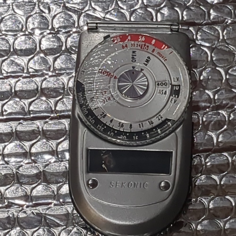 VINTAGE SEKONIC MODEL 38 AUTO LEADER - LIGHT METER / WORKING