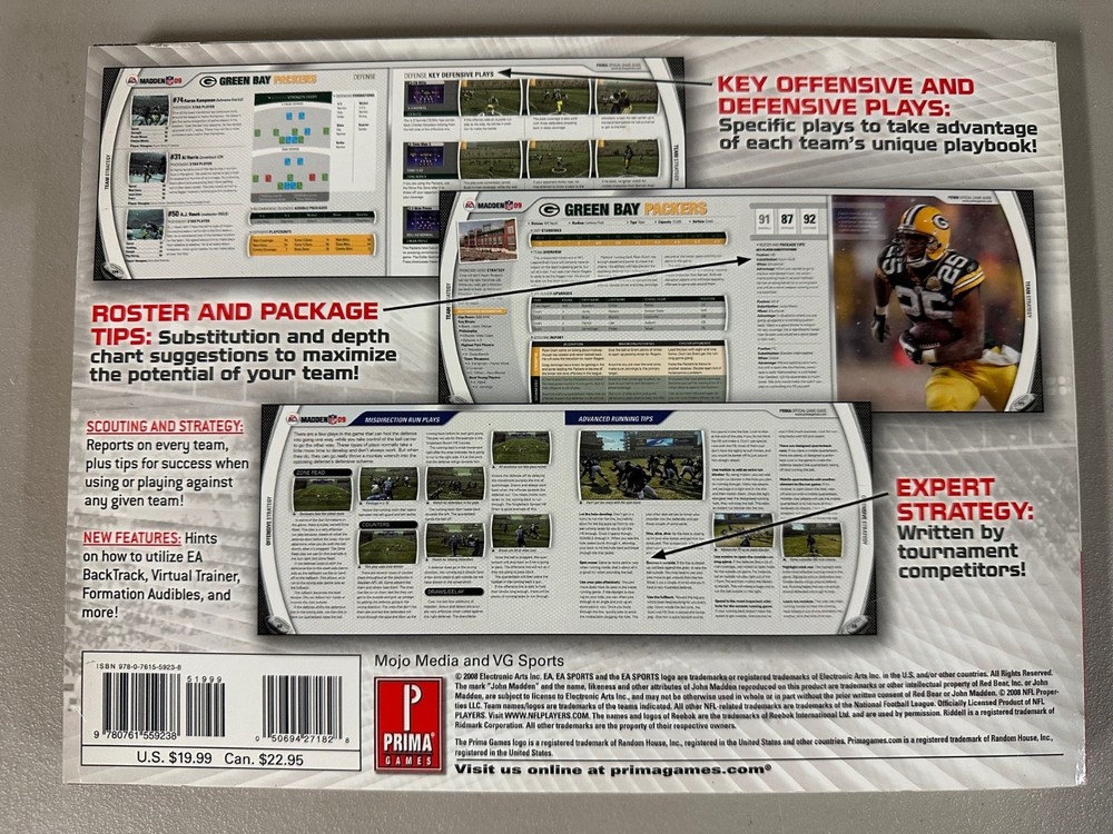 Prima's Madden 2009 Hint Book