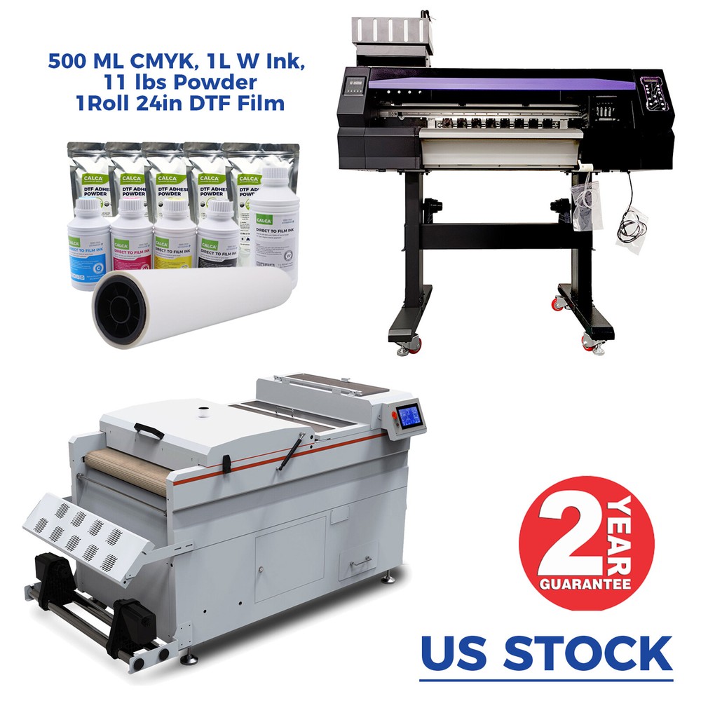 Bundle 24in DTF Printing System DTF Powder Shaking with Epson I3200-A1 Printhead