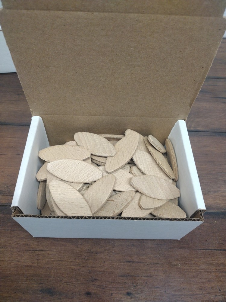 #20 Birch Wood Biscuits For Woodworking (100+Pack) With Nice Storage Box