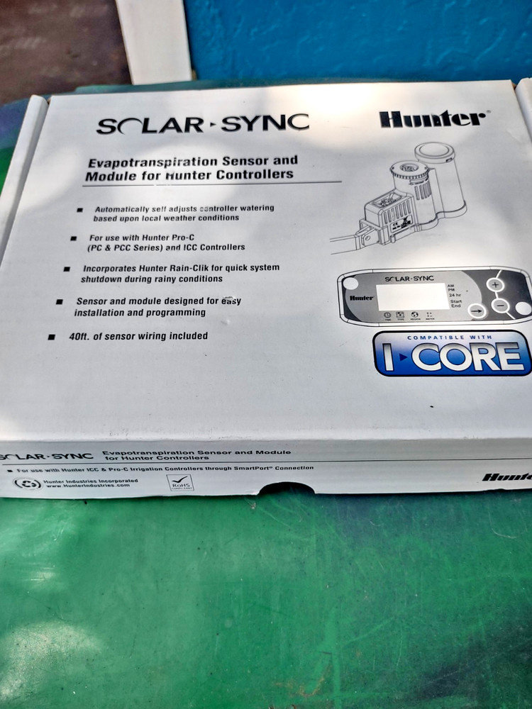 Hunter Solar-Sync Evapotranspiration Sensor and Module for Controller