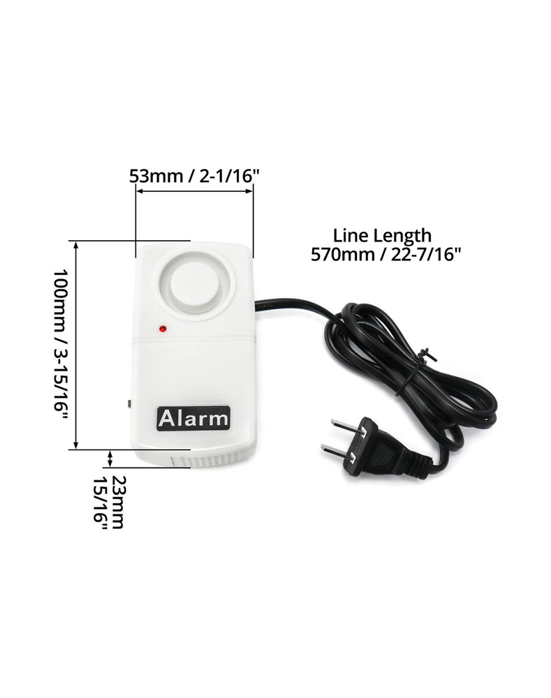 QWORK Power Failure Alarm, 2 Pack Automatic Cut Outage 2