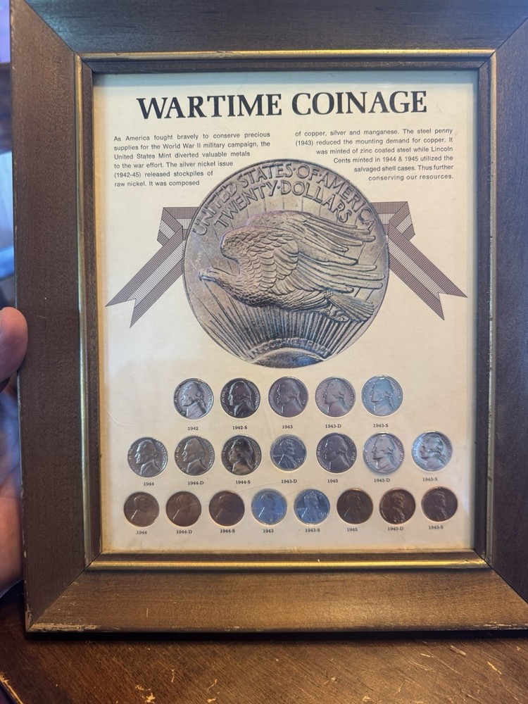4 Small Display Coin Sets