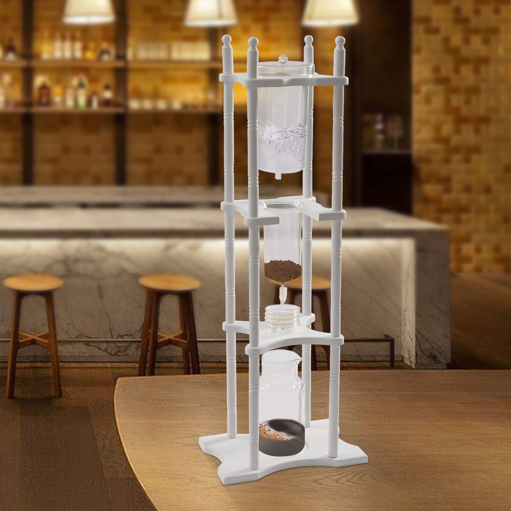 Ice Coffee Maker Dripper Machine Cold Brew Coffee Ice Drip Tea Maker Tower 2.5L.