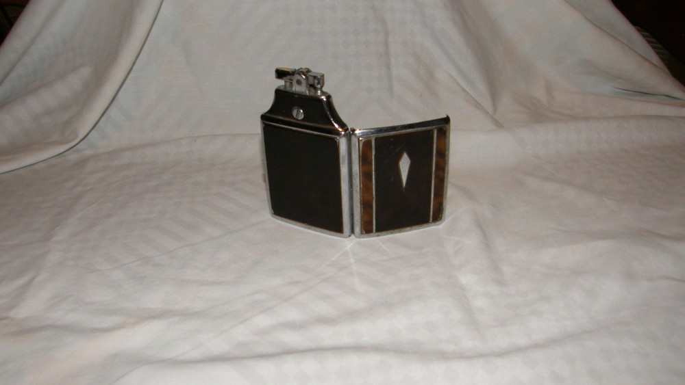 VINTAGE RONSON ART DECO MASTERCASE LIGHTER & CIGARETTE CASE 1950s