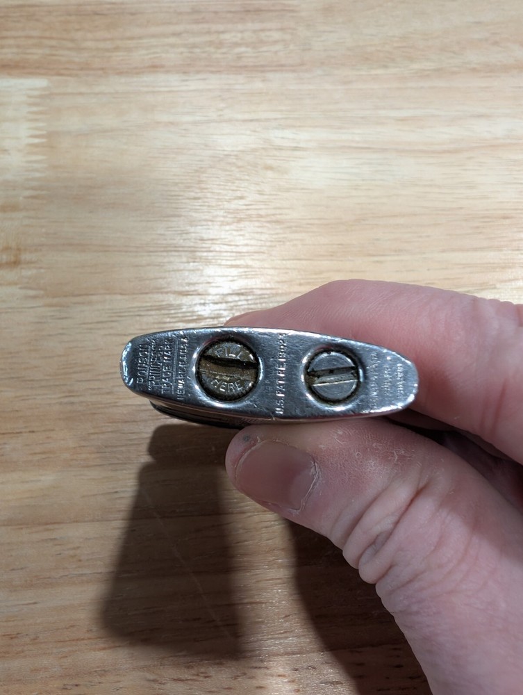 vintage Ronson Princess silver-tone refillable lighter, "Cecil" Engraved M15