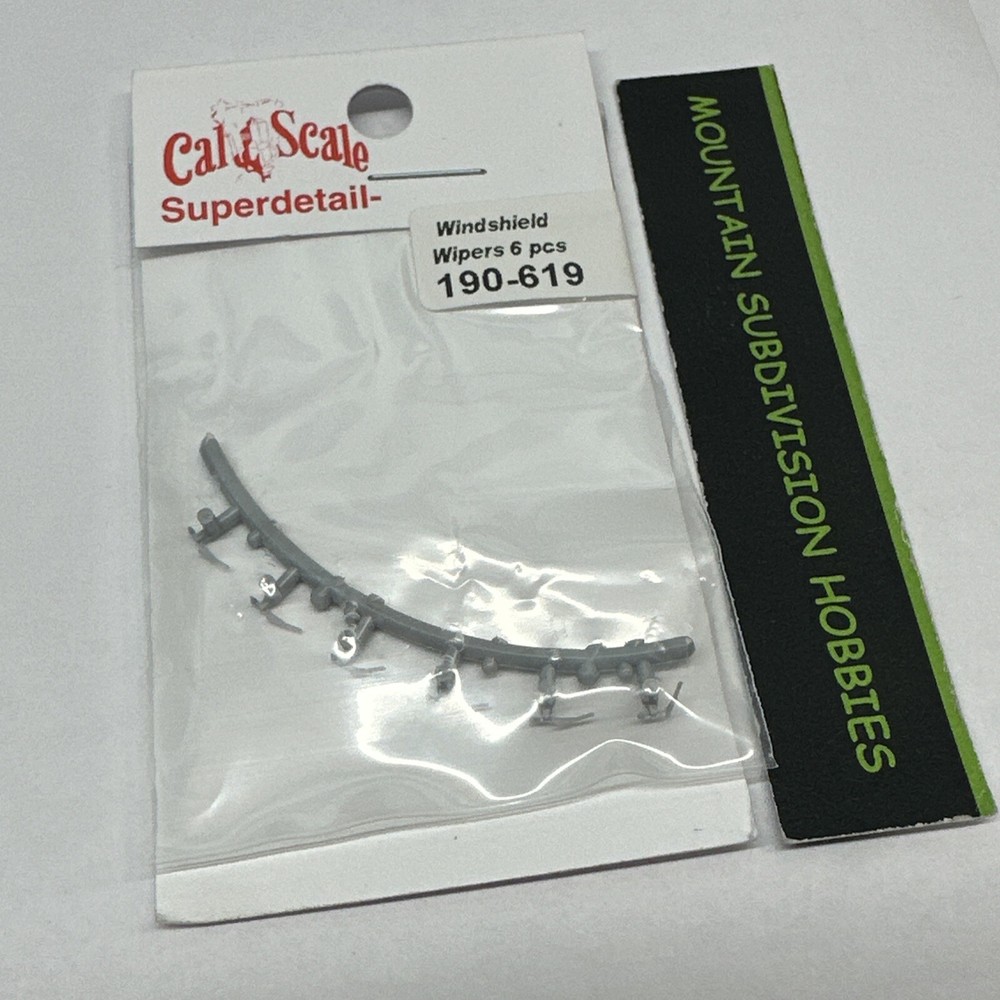 New Cal-Scale 619 HO Windshield Wipers - Plastic - Pkg(6) | $5 Offer