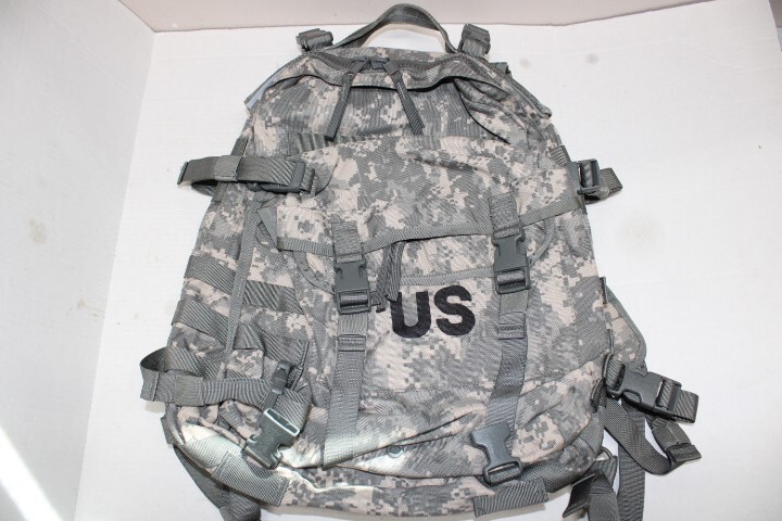 US Military Issue ACU Camo MOLLE II Assault Pack Rucksack Backpack B3