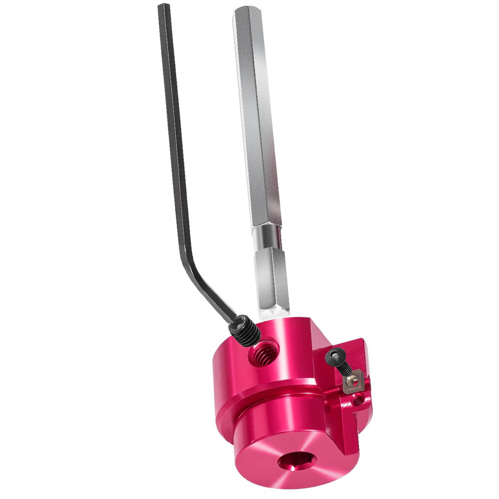 1" Head Plastic Pipe Fitting Reamer PPR100 with 1/4" Hex Shaft PVC Socket Saver