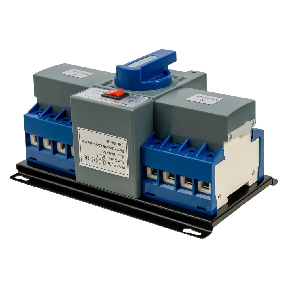 4P Dual Power Automatic Transfer Switch ATS CB level M6 Mini Change-over Switch