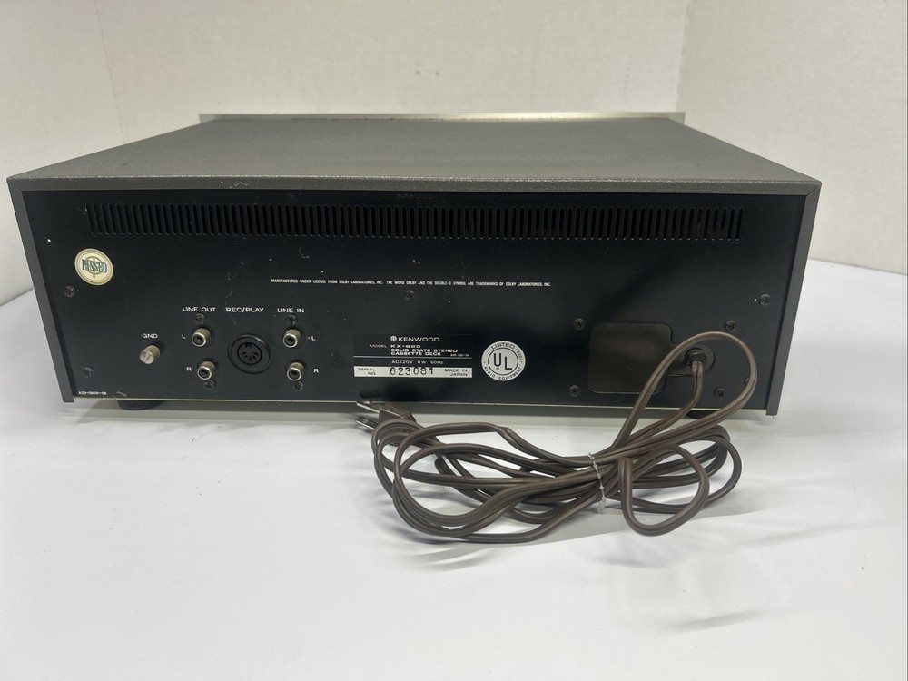 Kenwood KX-620 Solid State Stereo Cassette Deck Powers Up Not Working