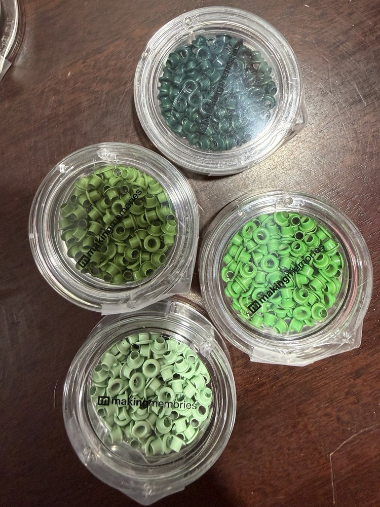 Making Memories Eyelets Grommets Craft Kit 30 Containers, All Colors, Stackable