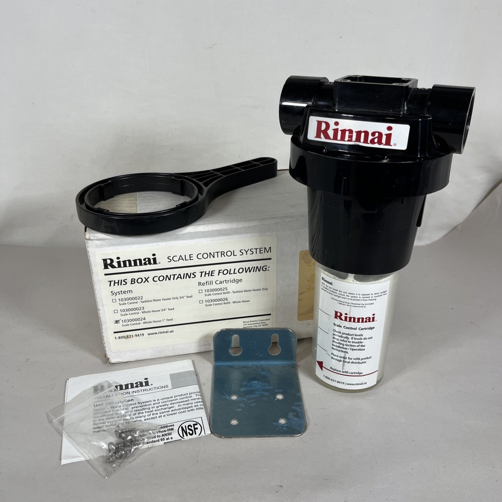 Rinnai Scale Control System - Whole House 1" Feed - Brand New in Box - 103000024