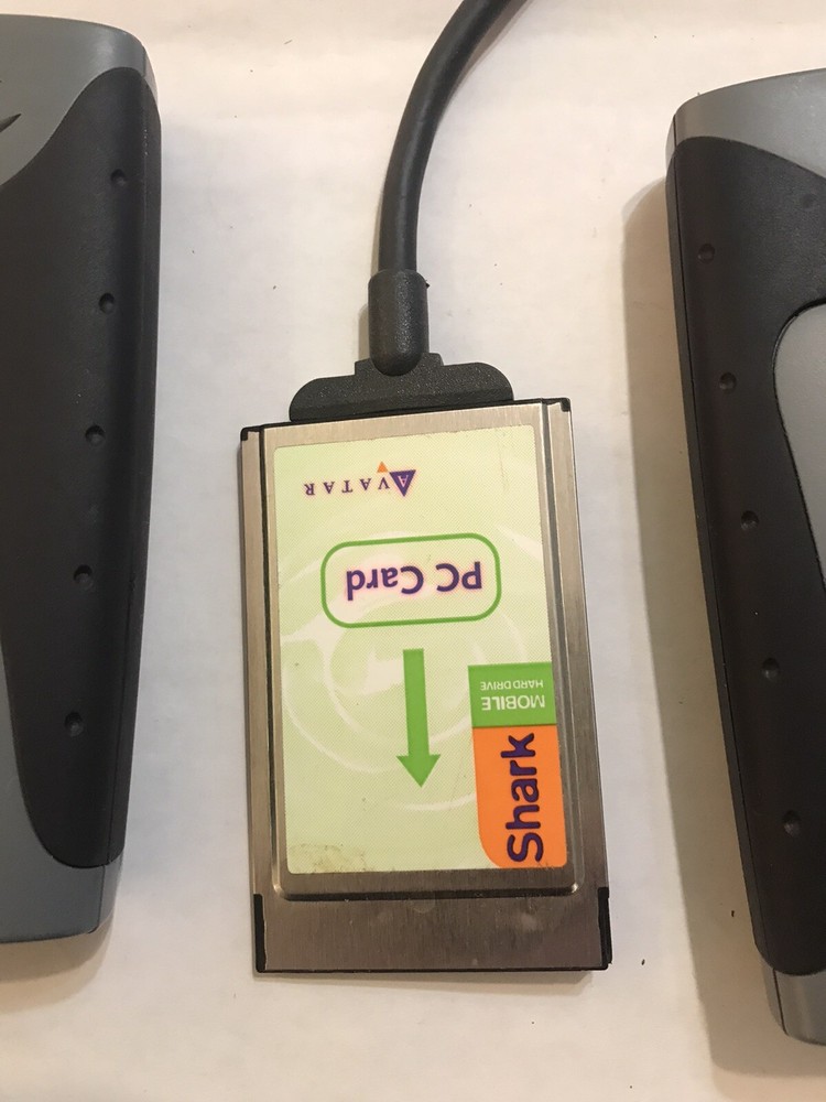 2-Avatar Shark PortableExternal Hard Drive Storage AR-2250SP PC parallel port
