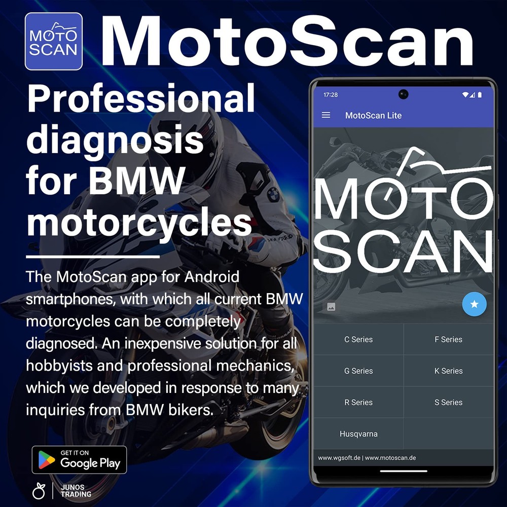 OBD2 Scanner UCSI-2100 Bluetooth 4.0 for BimmerCode & MotoScan iOS Android