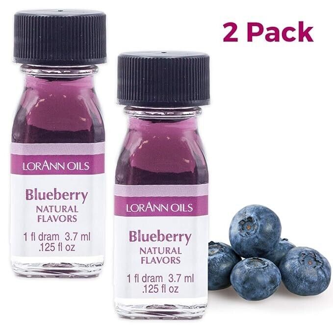 SM LorAnn Blueberry Super Strength 1 dram Bottle 2 Pack