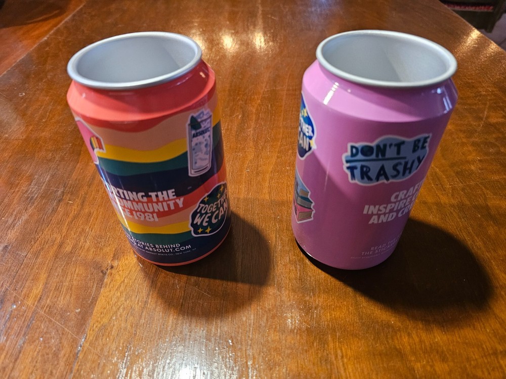 Absolut Vodka Metal Drink Cups
