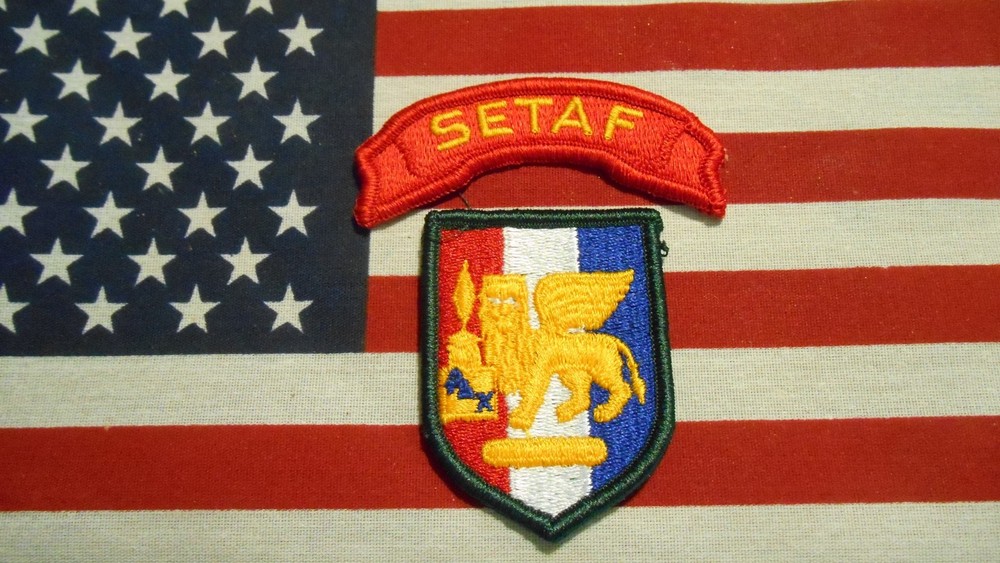 US Southern Task Force Europe SETAF patches m/e
